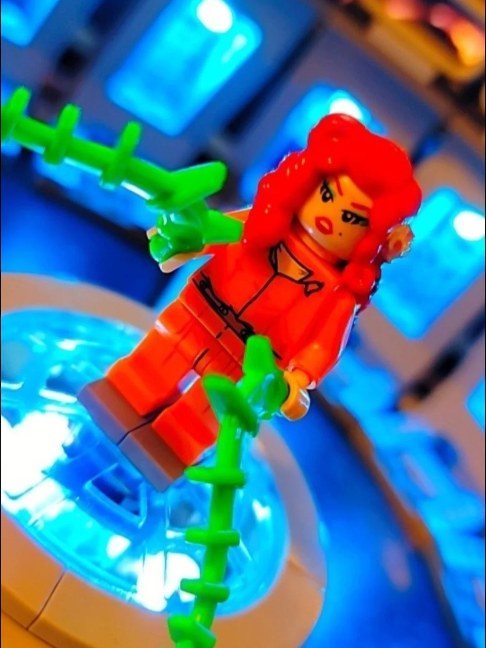 Batman Poison Ivy Minifigure Lego Compatible